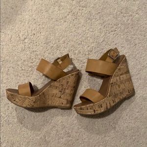 Mossimo Supply Co. Shoes - Nude wedge sandals Mossimo Supply Co. Shoes - Nude wedge sandals